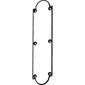 Trimco 1070-2 Classic Push Plate, 3-1/2" x 15"