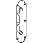 Trimco 1071-2 Classic Pull Plate, 3-1/2" x 15"