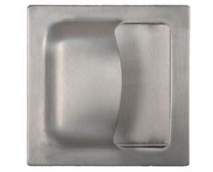 Trimco 1111C Flush Pull, 6" x 6" ADA, Mounting Holes in Cup, BTB