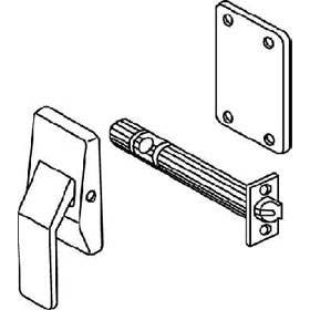 Trimco 1591B Pull Latch, Tubular, Reverse Latch