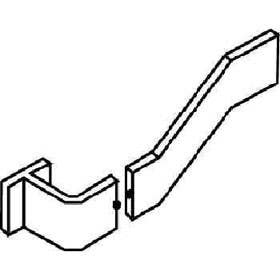 Trimco 1633-1 3/8” 1-1/2” Lever Handle Protector