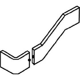 Trimco 1637 3/8" x 1-1/4", Push Bar