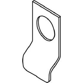 Trimco 1822-2-P 3" x 4-3/4" Cylinder Pull With Anti-Rotation Pin