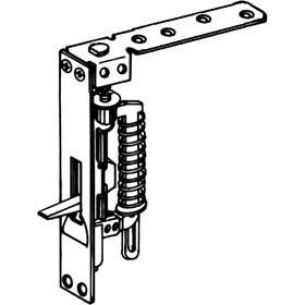 Trimco 3825L Semi-Automatic Flush Bolt, Wood Door
