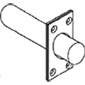 Trimco 3850 Edge Mounted UL Fire Bolt, Satin Stainless Steel