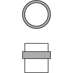 Trimco 7280 FOCAL Floor Stop, Small, 1-1/4" Diameter