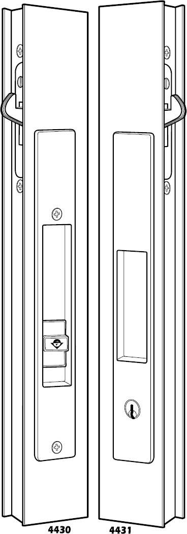 Adams Rite 4430/4431 Series Flush Locksets (Including Deadlock)