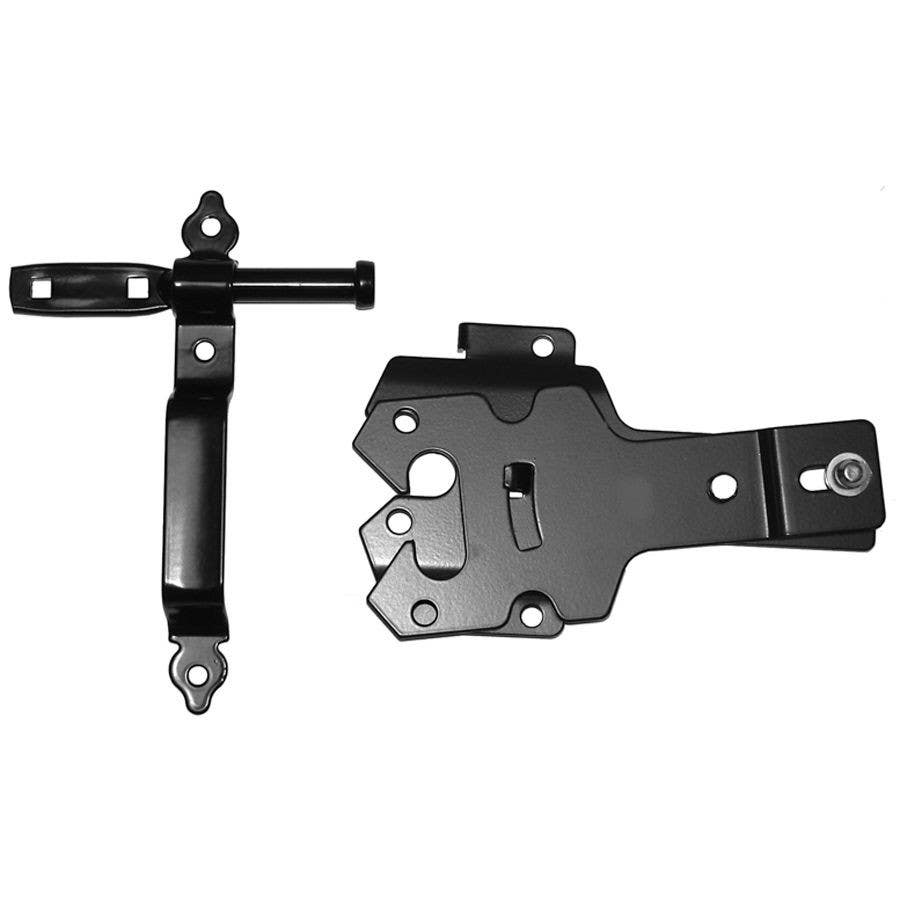 D&D 210006 Wood Hardware Post Latch Contemporary, Finish-Black