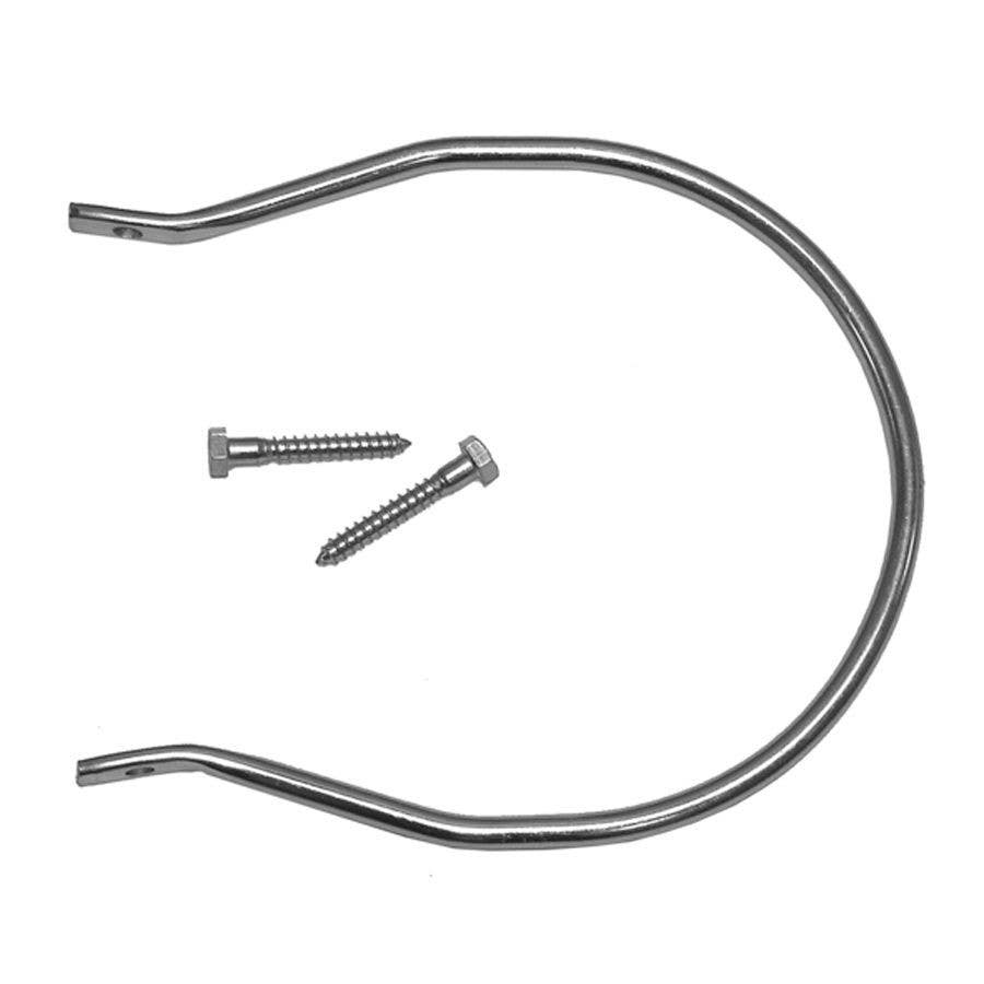 D&D 22000 Wood Hardware Rail Loop Latch, Finish-Zinc