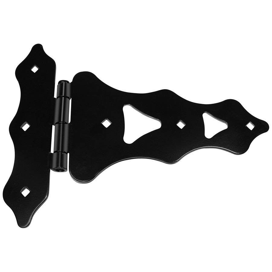 D&D 31000 Wood Hardware T-Hinge Heavy Duty Traditional, Finish-Black