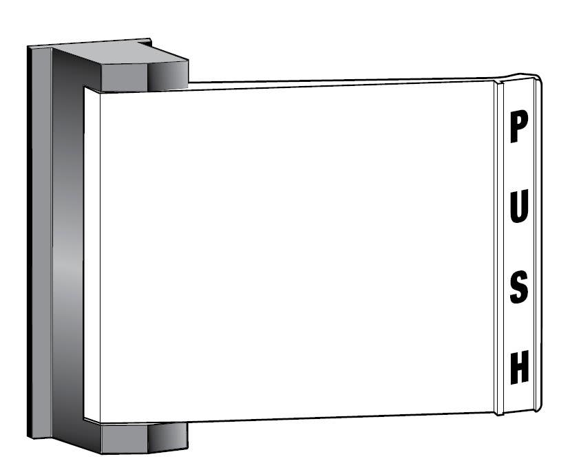 Adams Rite 4590 Series Deadlatch Paddle for 4300, 4500, 4900 Deadlatch and MS+1890, 2190 Deadlocks