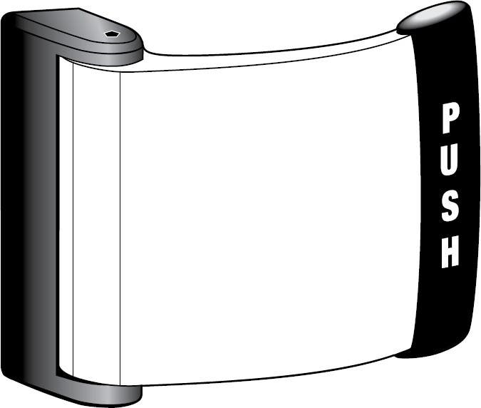 Adams Rite 4591 Deadlatch Paddle for 4300, 4500, 4900 Deadlatch And MS+1890, 2190 Deadlocks