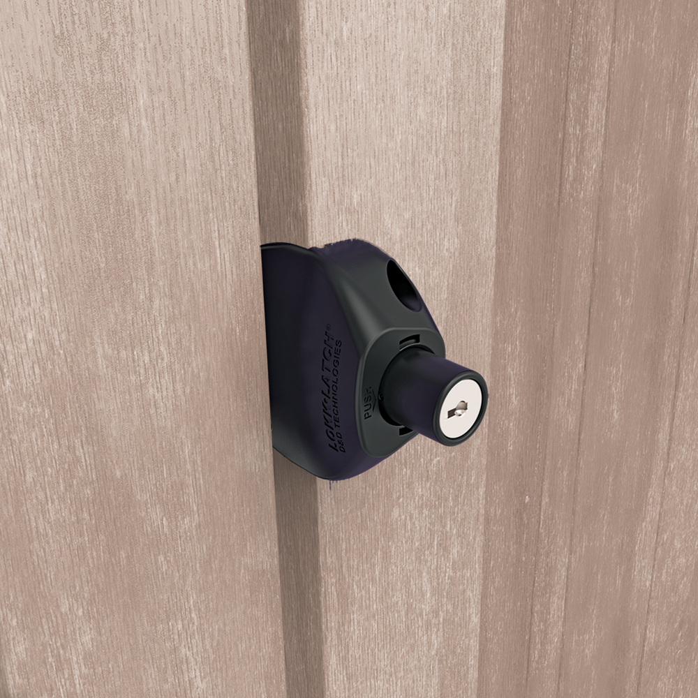 D&D LLAA LokkLatch Regular, General-Purpose Gate Latch