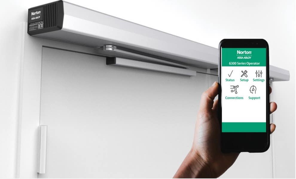 Norton 6300 Touchless Low Energy Door Operator-Universal Unit, Push & Pull Side, Frame Mounted