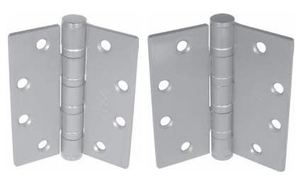 PBB 4B21 5-Knuckle Full Mortise Template Ball Bearing Heavy Wieght Brass Hinge
