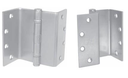 PBB SCBB8145 5-Knuckle Standard Weight Swing Clear Full Mortise Template Ball Bearing 4.5" Steel Hinge