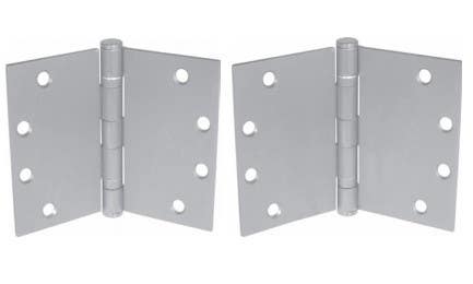 PBB WTBB81 5-Knuckle Standard Weight Wide Throw Full Mortise Template Ball Bearing Steel Hinge