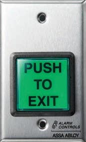 Alarm Controls TS-2T Request to Exit Station w/ Electronic Timer & Square Push Button