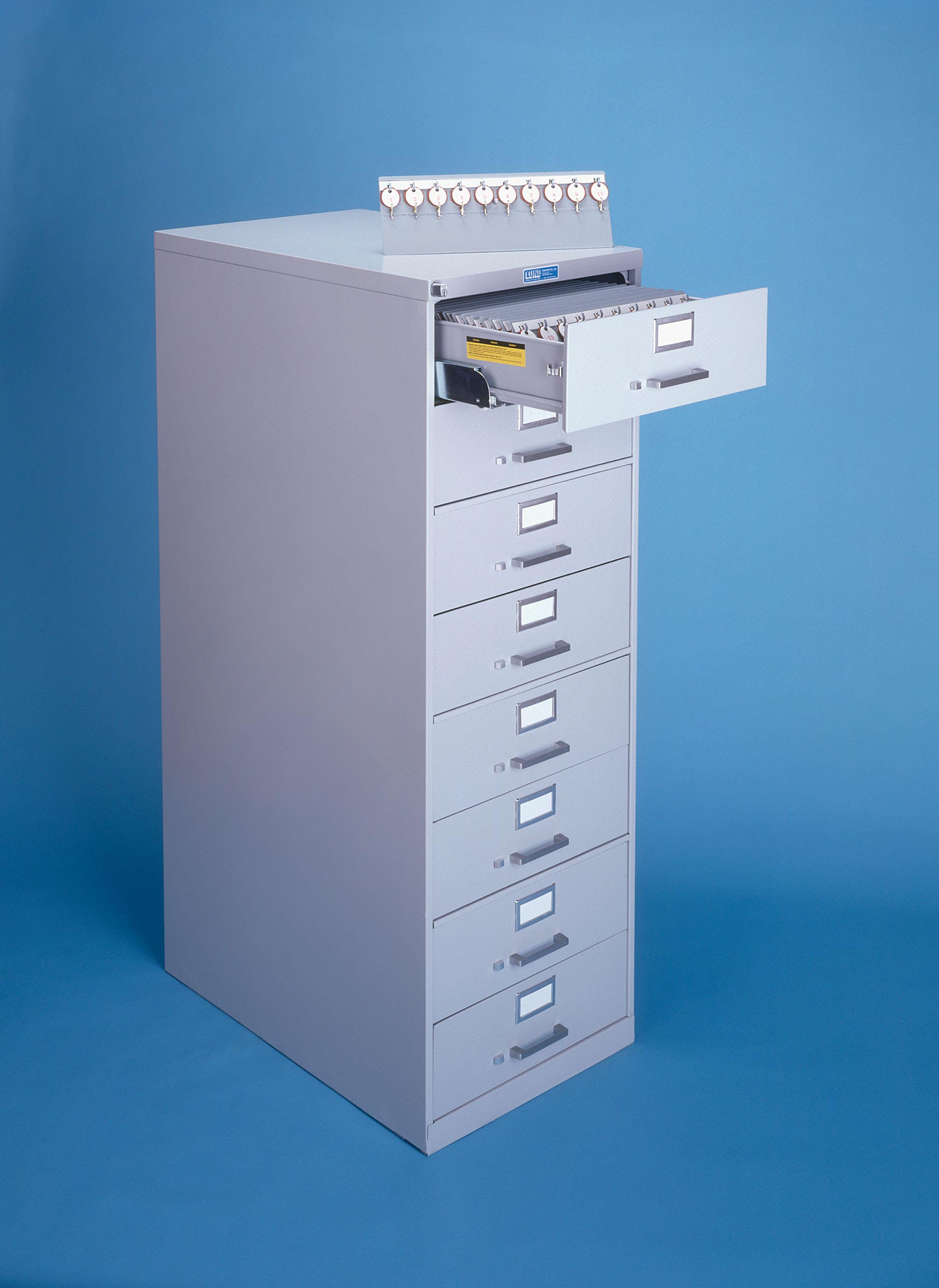 Lund 2800 Series Eight Drawer Key Cabinet, Key Capacity 2000-2400