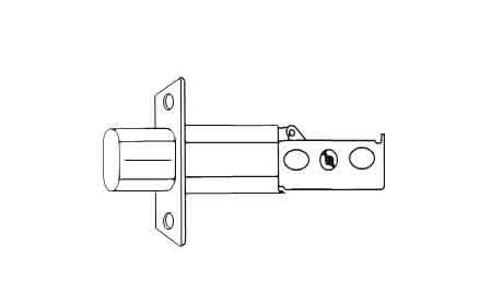 ACCENTRA (formerly Yale) D3 Deadbolt Assembly For D100 & D200 Series Deadbolt