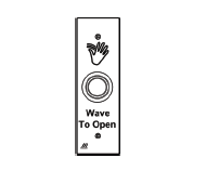Cal-Royal CTB-05 Touchless Wave to Open Switch with Text & Hand For 8600 Series