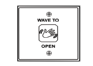 Cal-Royal 8630-SW Touchless Switch (Text & Hand), For 8600 Series