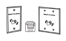 Cal-Royal 8633-SW Touchless Switch (Text & Hand), For 8600 Series
