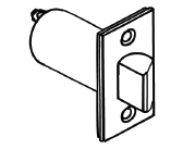 Cal-Royal ULSLS234 SL Series 2 3/4" Spring Latch 2 1/4" x 1 1/8" Faceplate