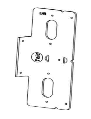 ACCENTRA (formerly Yale) 60-7000-9100-999 Plastic Installation Template For 7100, 7200, 6100ED & 6200 Device