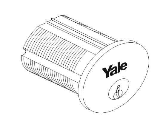 ACCENTRA (formerly Yale) 2153 Mortise Cylinder For  SDA16 Inside Option