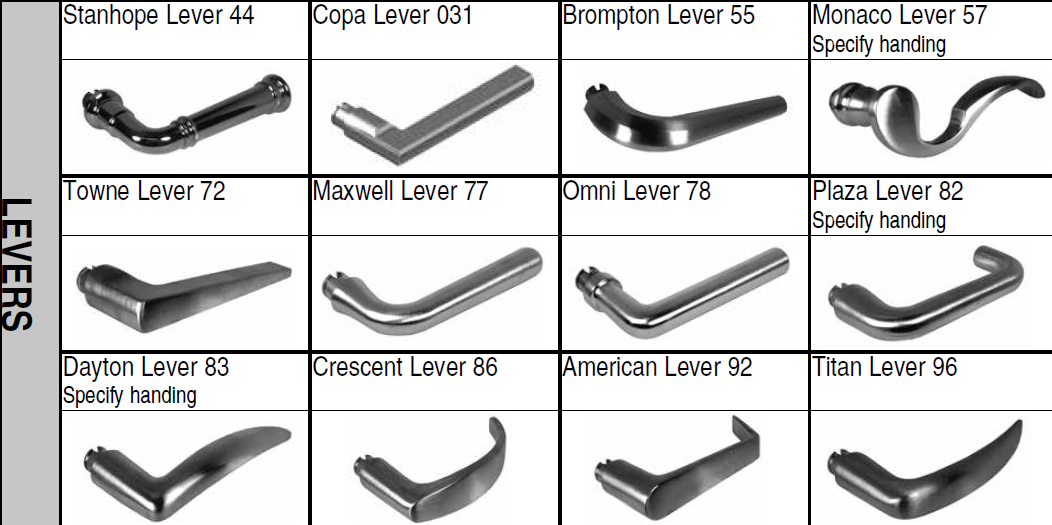 Marks USA 7/9CR Grade 2 Mortise Lockset w/ Lever & Crown Plate Design