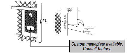 Marks USA W3800 Sliding Gate Lock (Reversible)