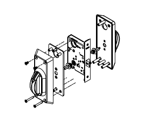Marks USA 5BH29 LifeSaver D-LIG Slide Grade 1 Mortise Lockset, Satin Stainless Steel