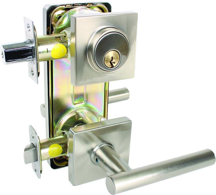 Pamex FI Contemporary Series Grade 2 Interconnected Locks (4" C-T-C) - Passage, Single Locking