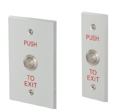 Locknetics MPB Metal Button, 'Push to Exit' S.P.D.T. Switch