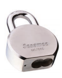 CCL 93 Series Padlock, Round Body Hardened Steel, Keyed Padlock