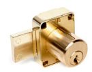 CCL 00128 737 Cabinet Lock, 7/8", Pin Tumbler, Satin Brass
