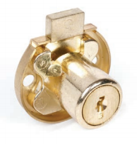 CCL 02686 2068 Series Drawer Lock, Disc Tumbler, Keying- CAT30, Finish- Satin Brass