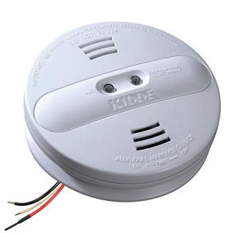 Kidde Pi2010 AC Hardwired Interconnect Smoke Alarm With Photoelectric/Ion Dual Sensor