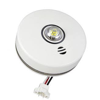 Kidde P4010ACLEDSCO-3 120V AC Smoke/CO Alarm w/ 3-in-1 LED Strobe & 10-Year Sealed Battery Backup