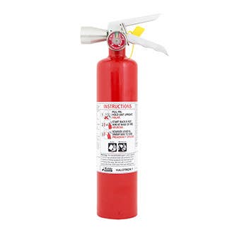 Kidde ProPlus2.5H Halotron Rechargeable Fire Extinguisher - Clean Agent, w/ Wall Hook
