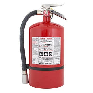 Kidde ProPlus10H Halotron Rechargeable Fire Extinguisher - Clean Agent, w/ Wall Hook