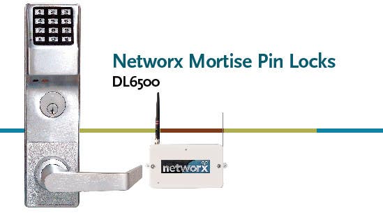 Alarm Lock DL6500 Networx Digital Mortise Lock, Classroom Function