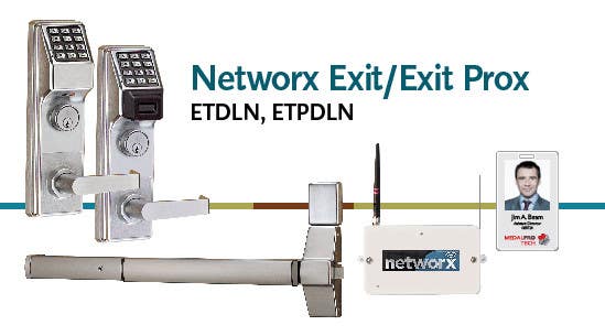 Alarm Lock ETPLN Series Networx Exit Trim, Prox Only