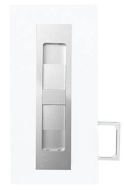 Accurate Lock & Hardware VTC.2002Q-5 Vantage Quite Pocket Door Privacy Set, Concealed Screws