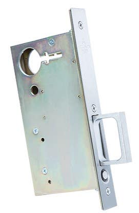 Accurate Lock & Hardware 2002CPDP 8" Spring Loaded Pocket Door Edge Pull