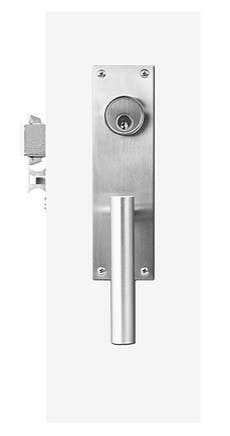 Accurate Lock & Hardware SL9100ADA Self-Latching Sliding Door Hardware Set