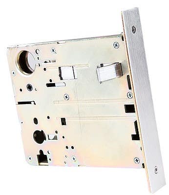 Accurate Lock & Hardware 9100BDL Barn Door Lock Only for Sliding Door Applications, Backset-6"