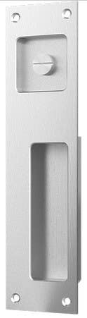 Accurate Lock & Hardware FE9006T 9" Rectangular Privacy Flush Pull w/ T-turn, Exposed Fasteners