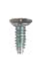 Pamex HMS 10 x 1/2" Flat Head Machine Screws For 3.5" x 3.5" Commercial Hinges (Price Per Bag, 100 pieces/bag)